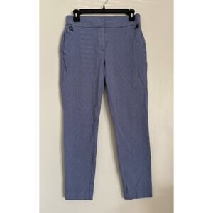 Blue Loft Marisa High Rise Houndstooth Dress Pants 6